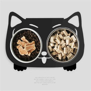 Revolutionize Your Pet's Mealtime with the Anti-falling Cat Dog Feeding Water Bowl