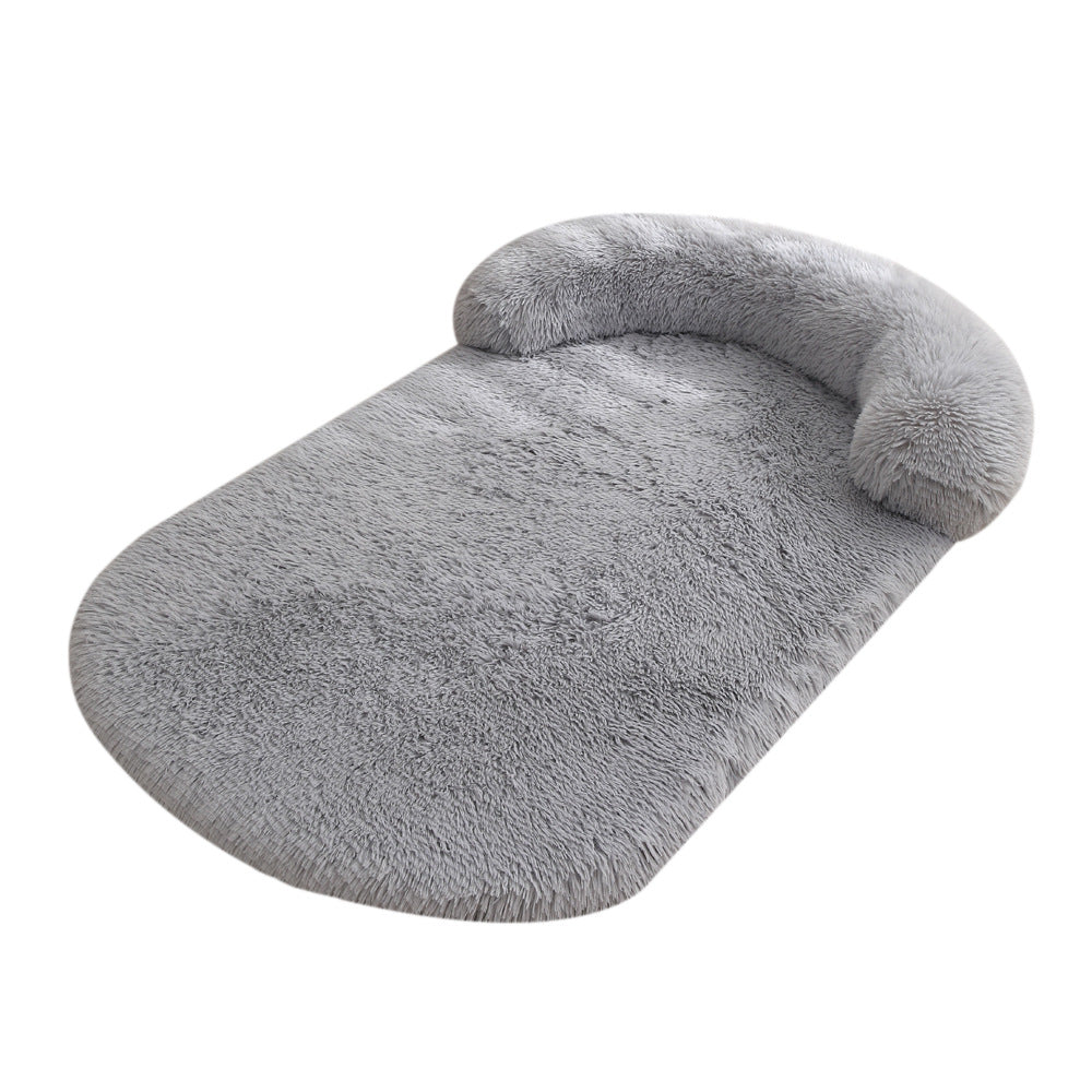 Plush Doghouse Pet Bed Warm Cushion