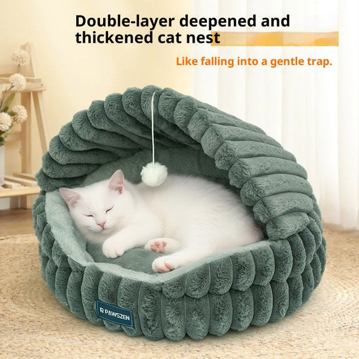 Large Cat Nest Warm Pet Bed
