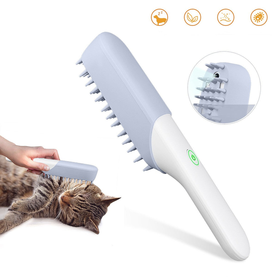 Pet Silicone Massage Brush Sterilization Comb