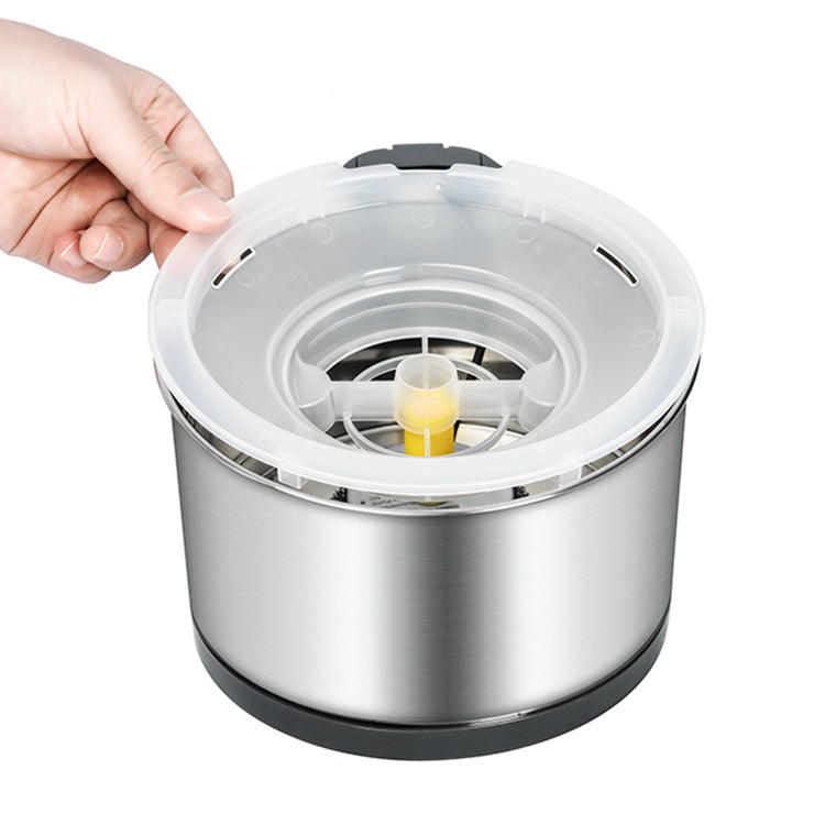 Stainless Steel Cat Flower Drinking Bowl