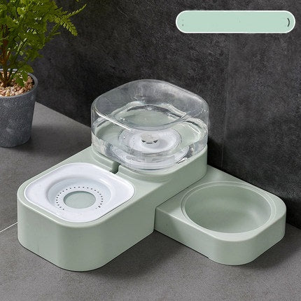 Automatic Drinking Water Cat Food Bowl