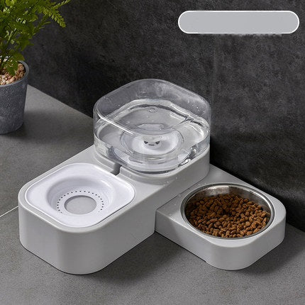 Automatic Drinking Water Cat Food Bowl