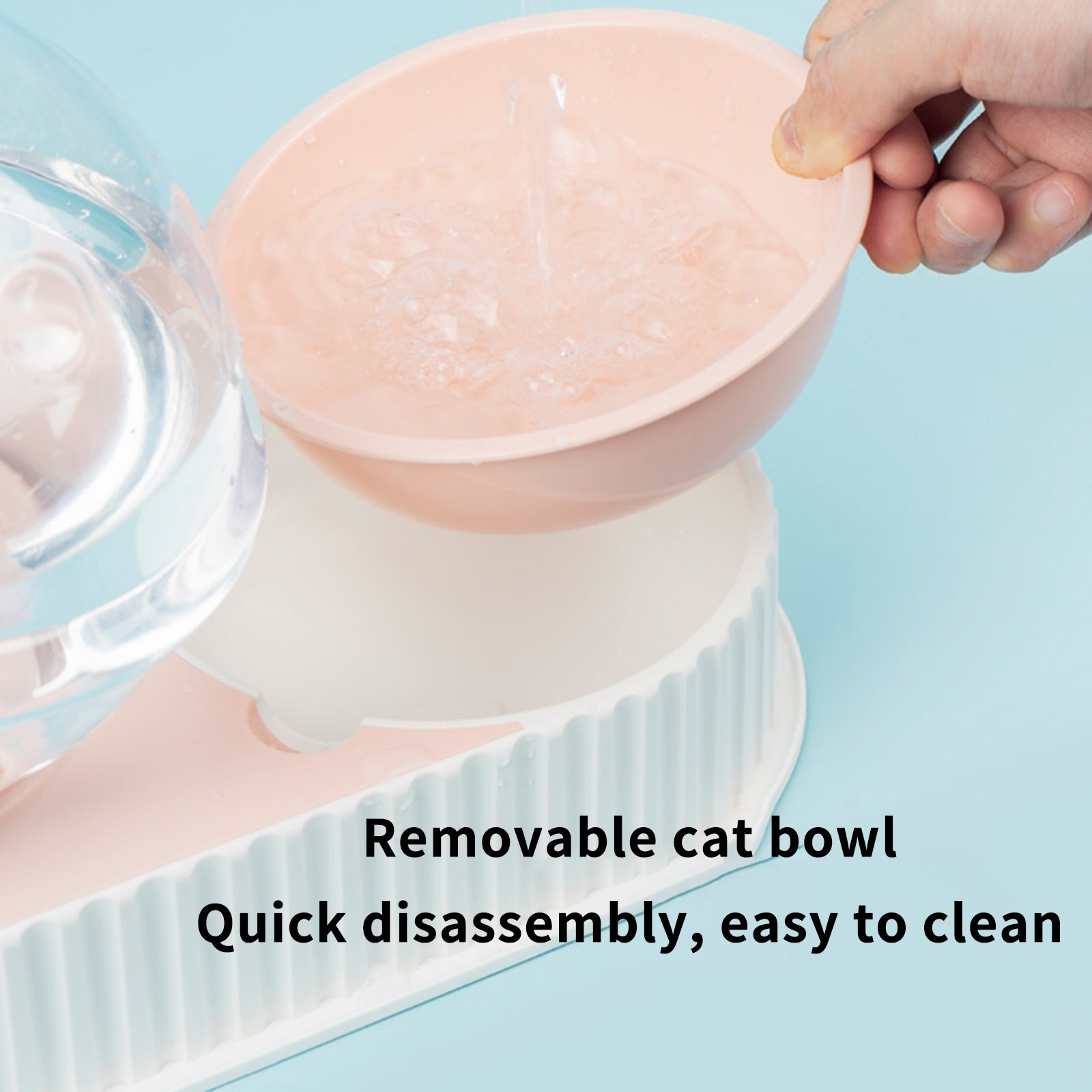 Plastic Pet Feeding Drinkers Cat