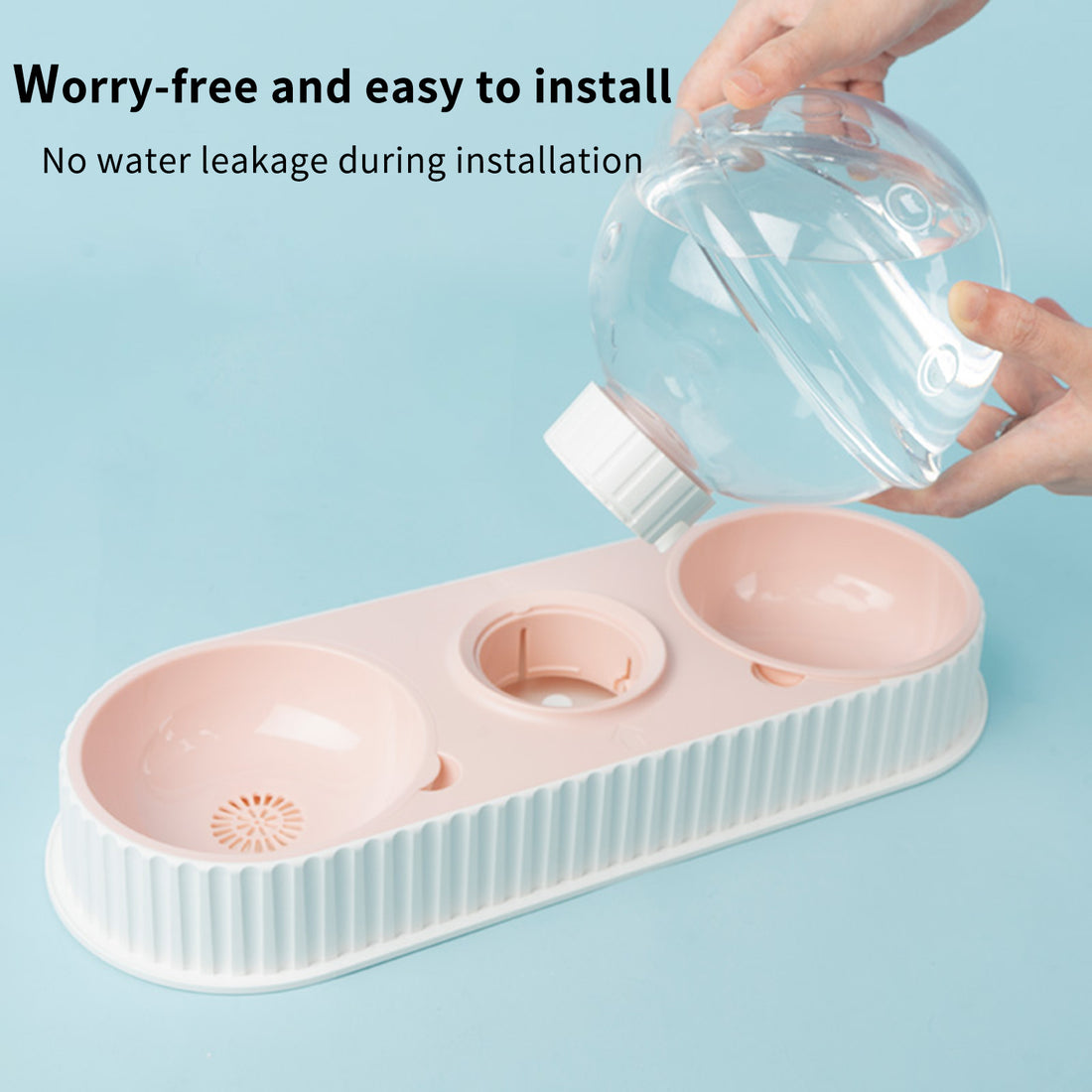 Plastic Pet Feeding Drinkers Cat