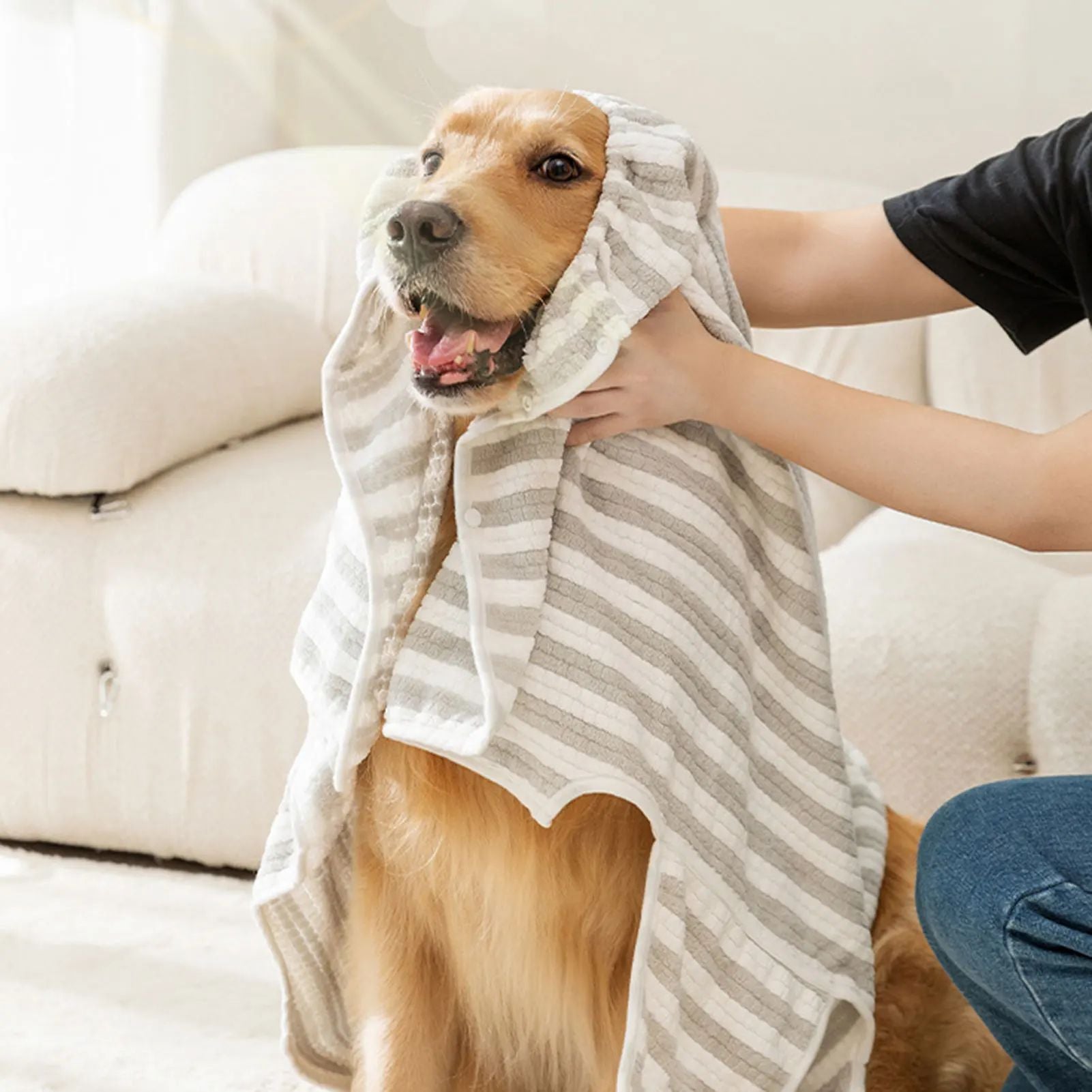 Ultra-Absorbent Pet Dog Bath Towel