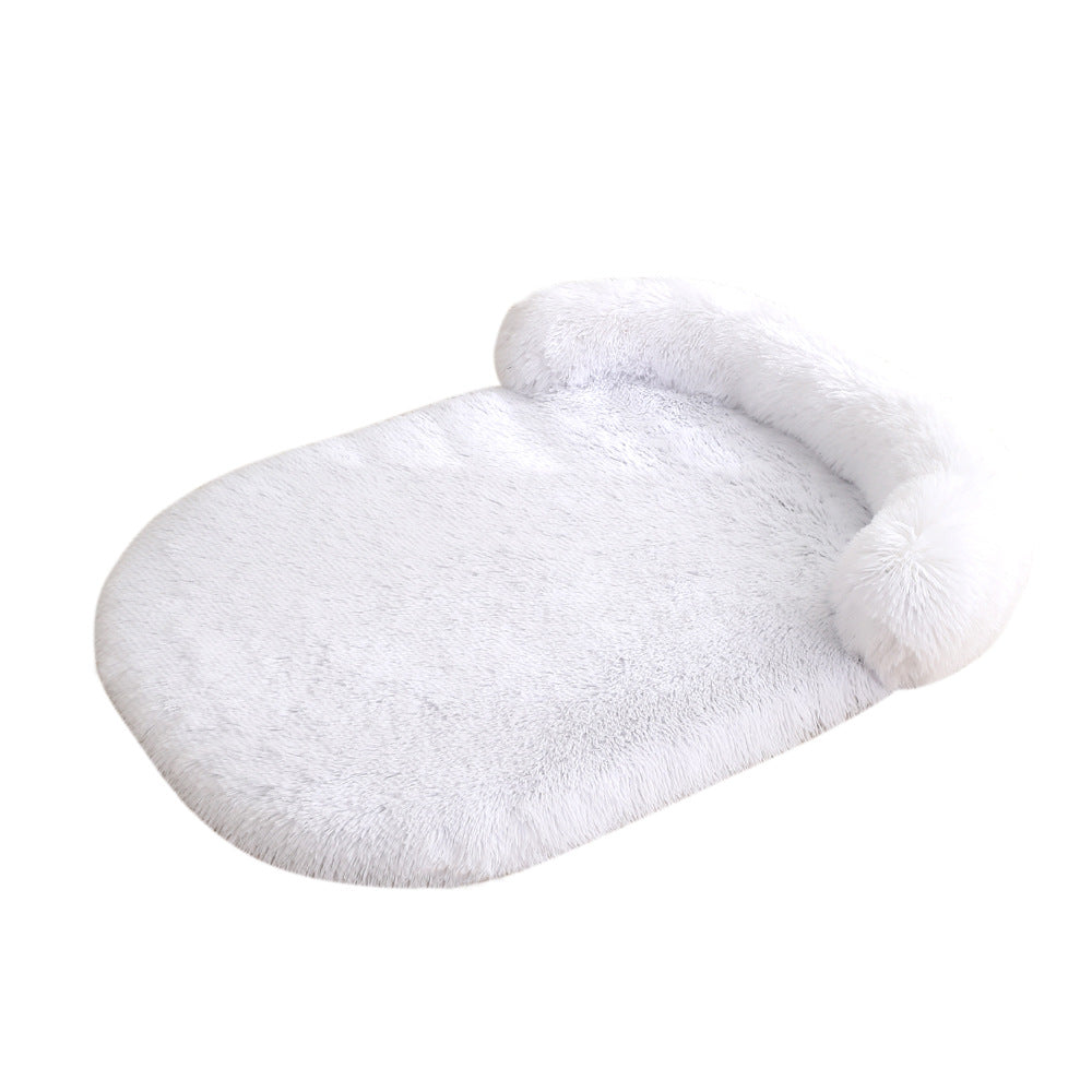 Plush Doghouse Pet Bed Warm Cushion