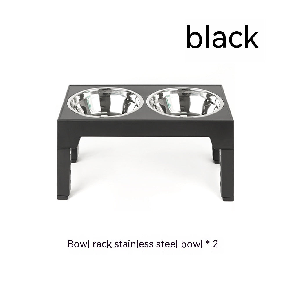 Lifting Dog Bowl Rack Neck Protection