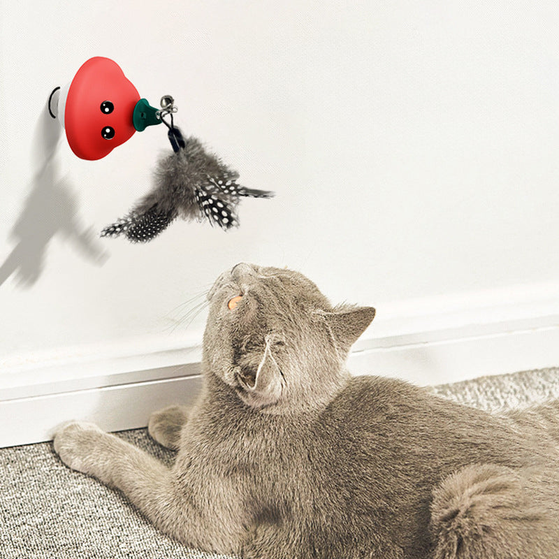 Cat Wand Suction Cup Pet Playing Toy ittens