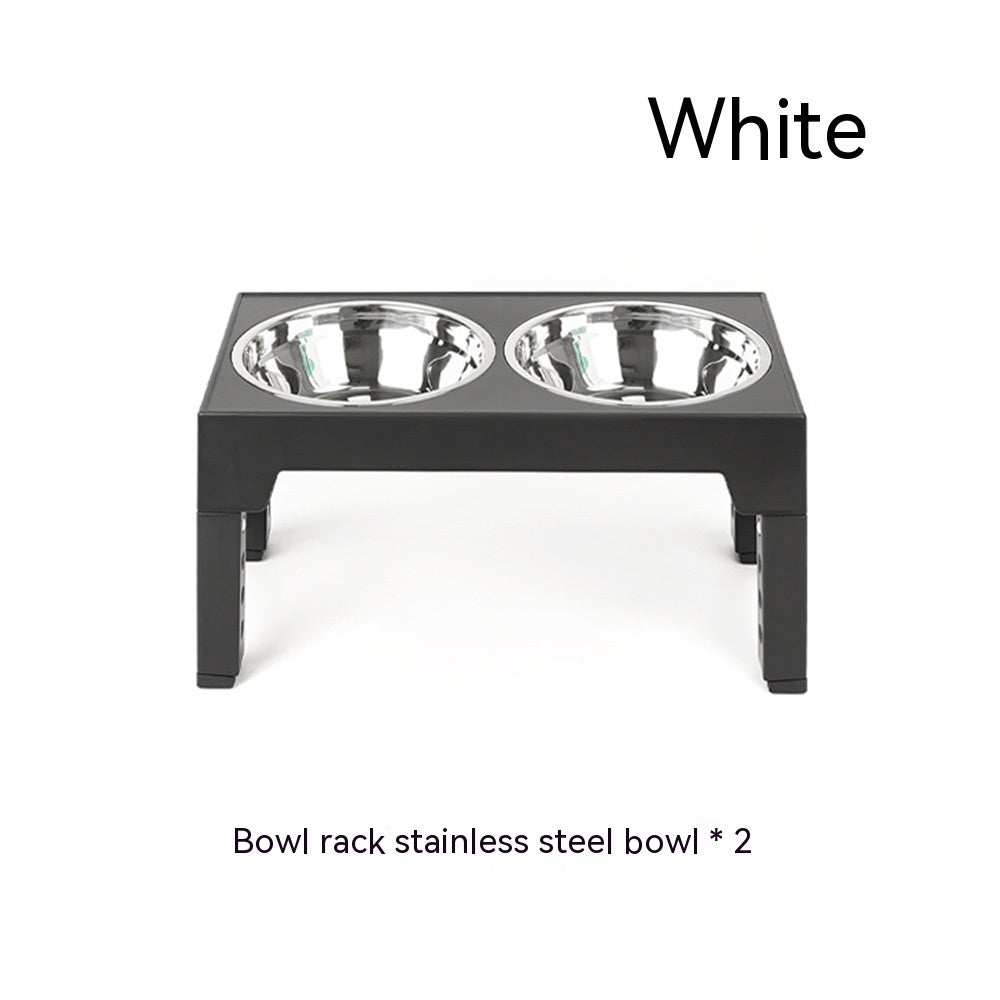 Lifting Dog Bowl Rack Neck Protection