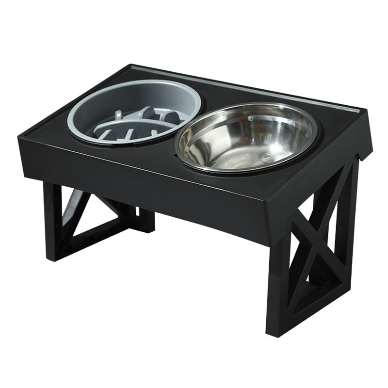 Vertical Anti-choke Slow Food Dog Bowl