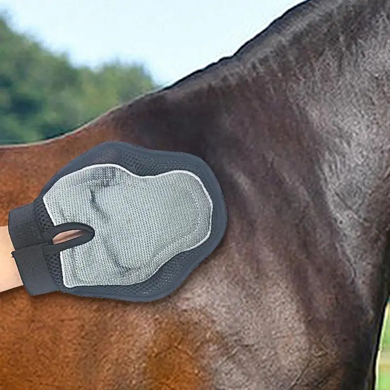 Horse Massage Gloves Pet Hair Gloves