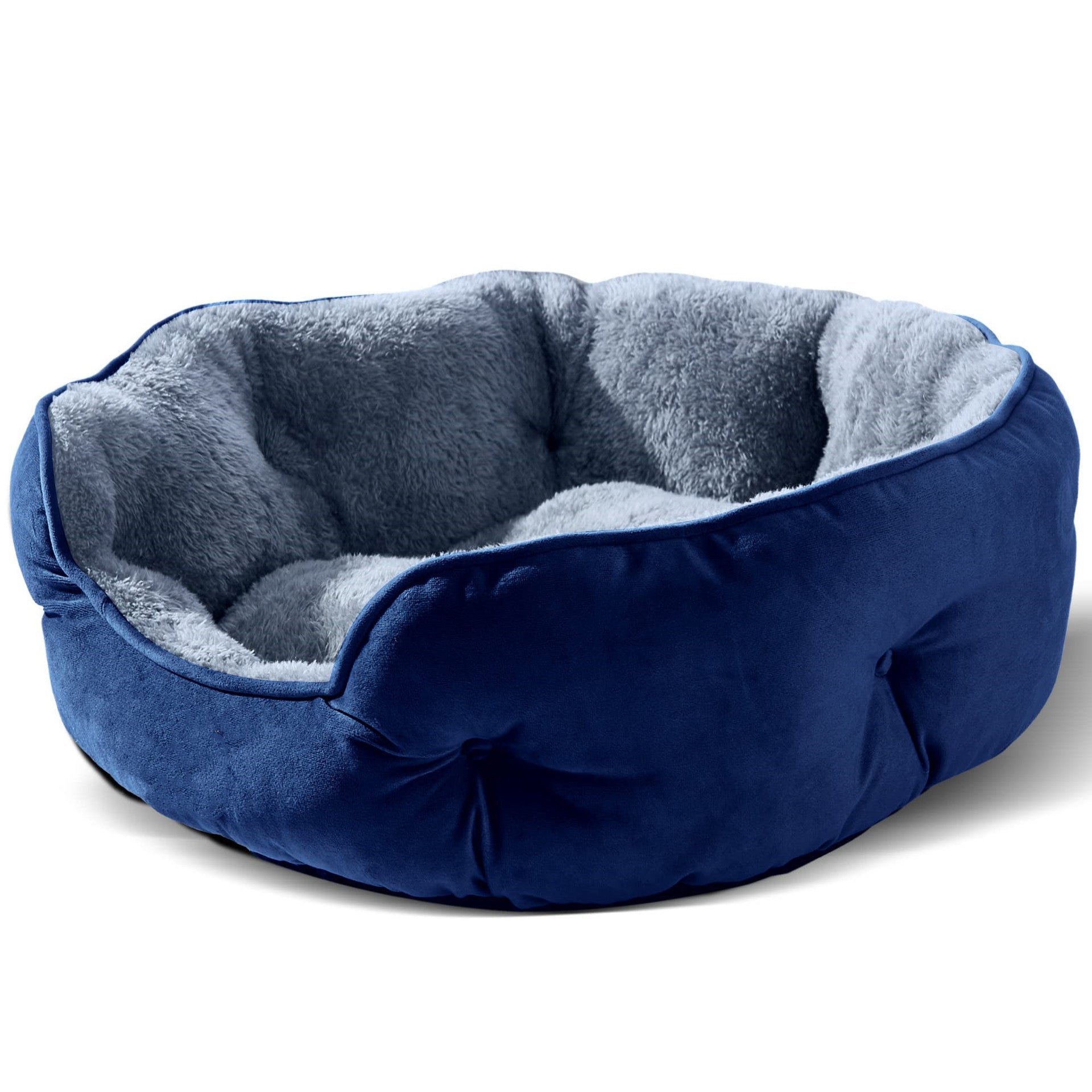 Cathouse Doghouse Round Pet Bed