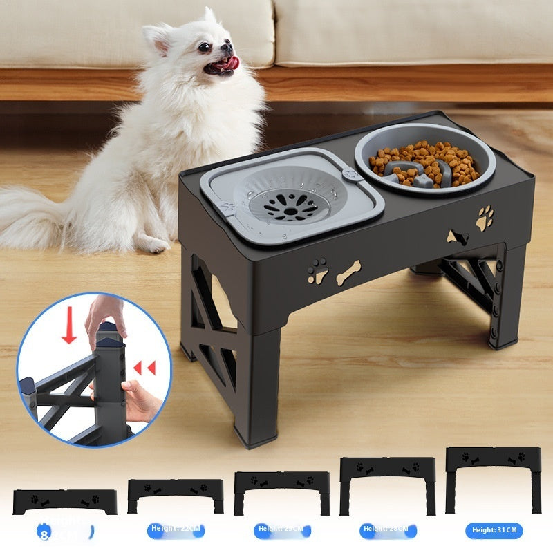 Pet Stainless Steel Feeder Double Bowl