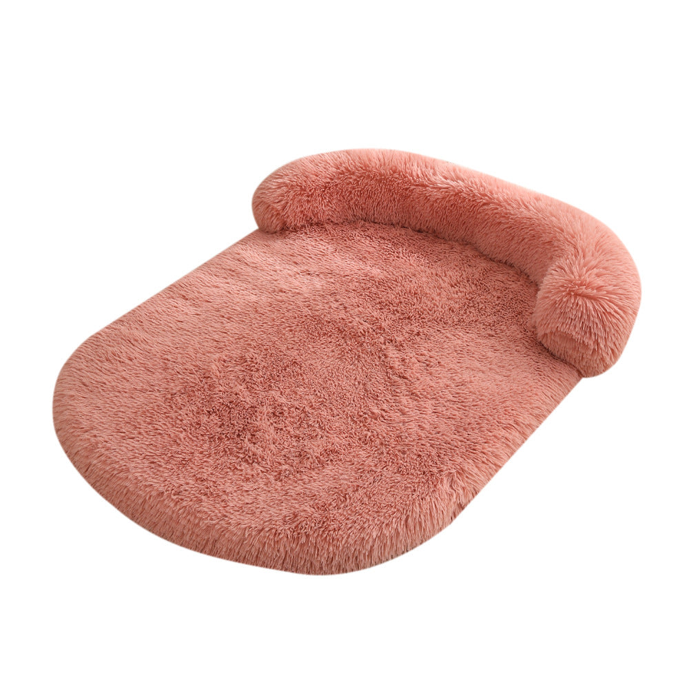 Plush Doghouse Pet Bed Warm Cushion