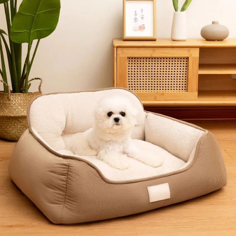 Pet Bed Warm Washable Fluffy Sofa