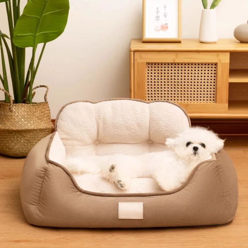 Pet Bed Warm Washable Fluffy Sofa
