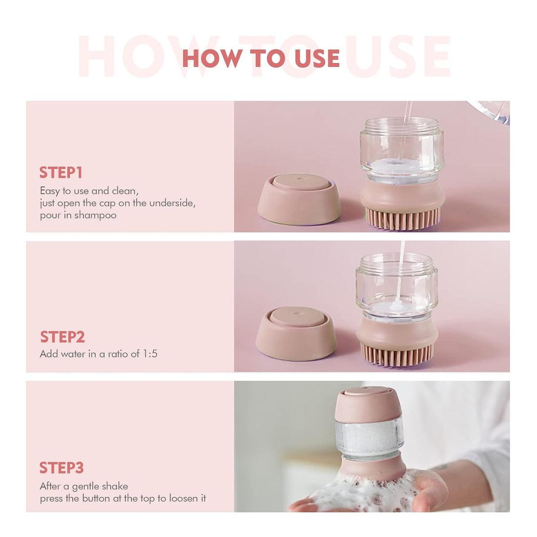 Cat Dog Pet Bath Brush Silicone