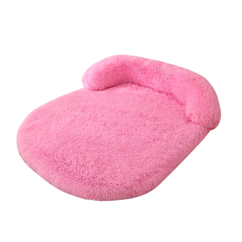 Plush Doghouse Pet Bed Warm Cushion