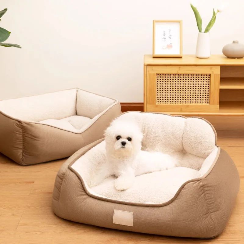 Pet Bed Warm Washable Fluffy Sofa