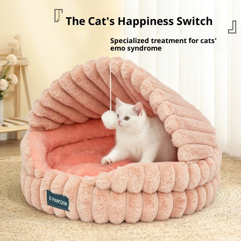 Large Cat Nest Warm Pet Bed