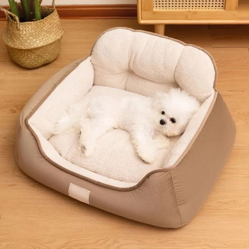 Pet Bed Warm Washable Fluffy Sofa