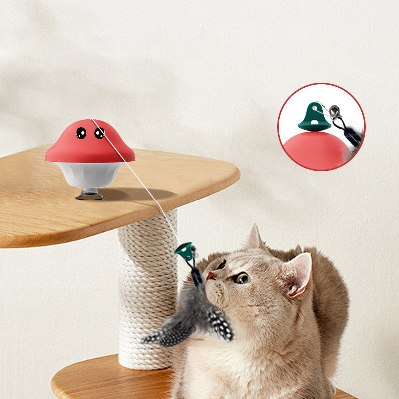 Cat Wand Suction Cup Pet Playing Toy ittens