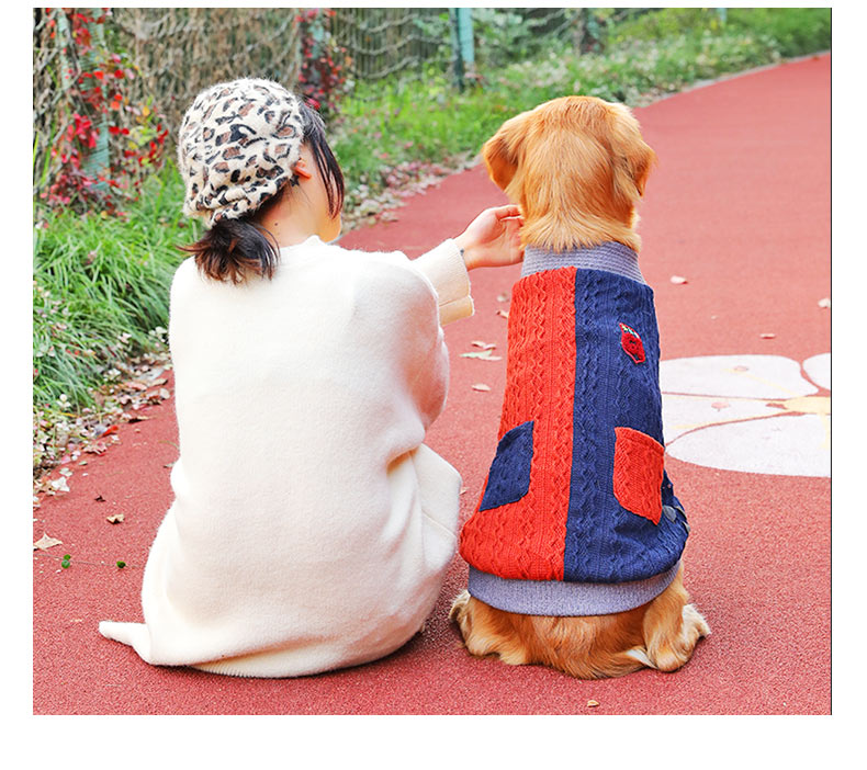 Thickening Large Dog Clothes Sweater