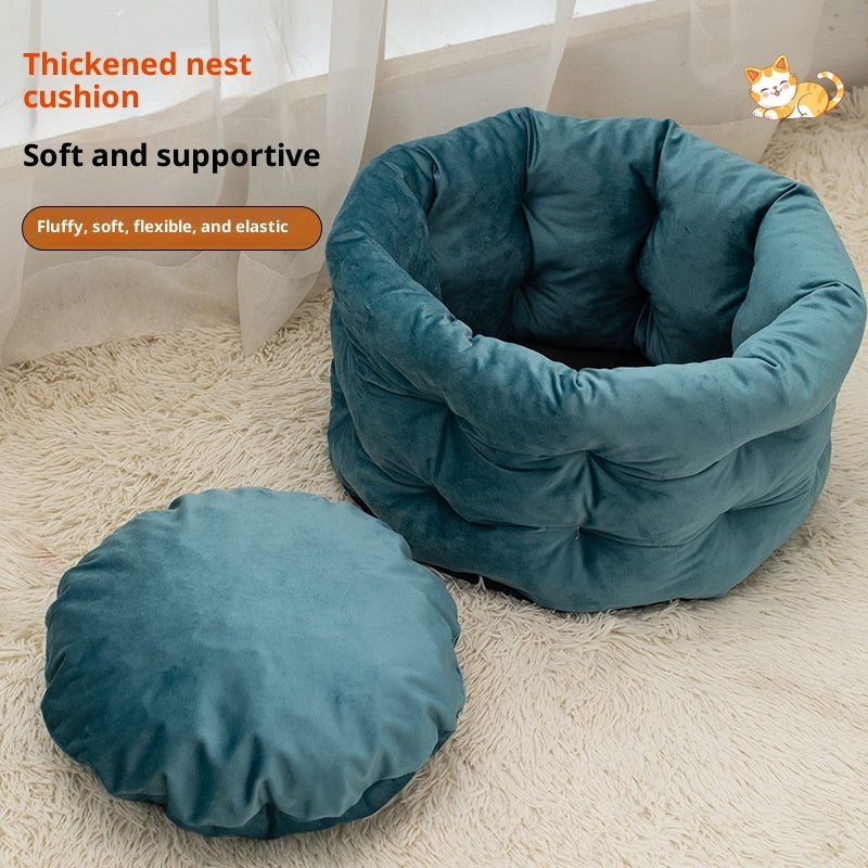 Cathouse Doghouse Winter Warm Pet Bed