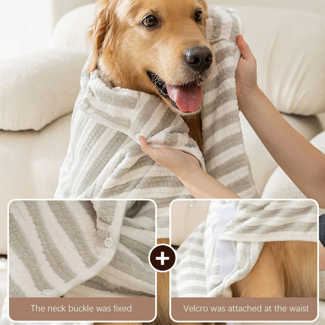 Ultra-Absorbent Pet Dog Bath Towel