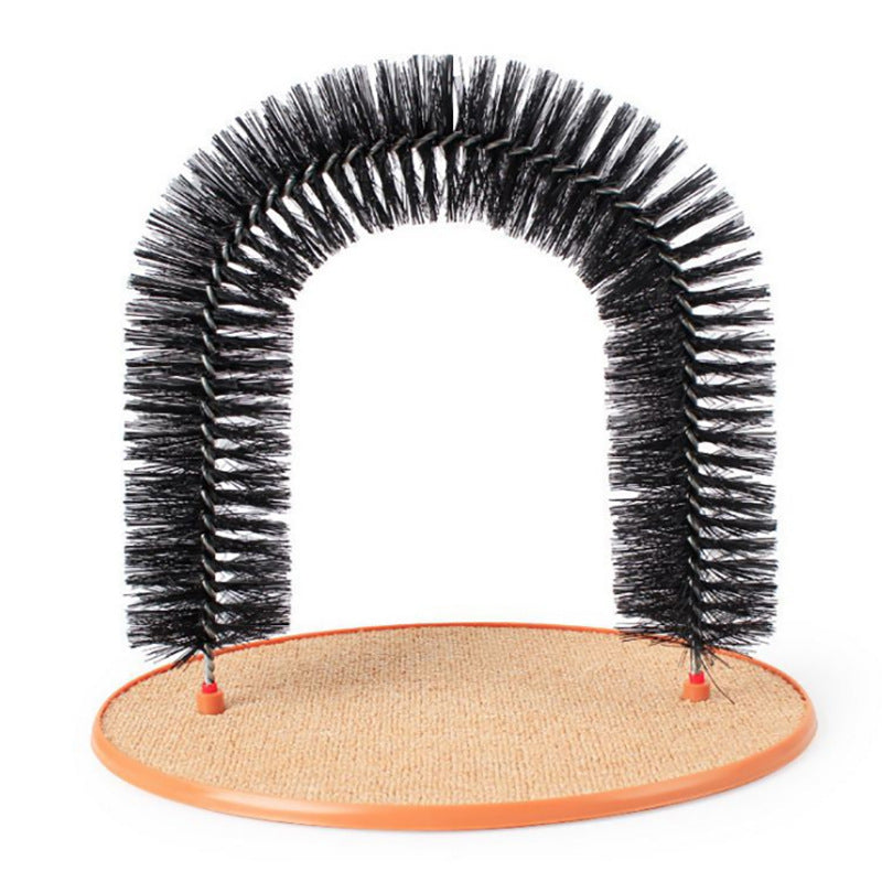 2-in-1 Cat Grooming Arch & Scratcher