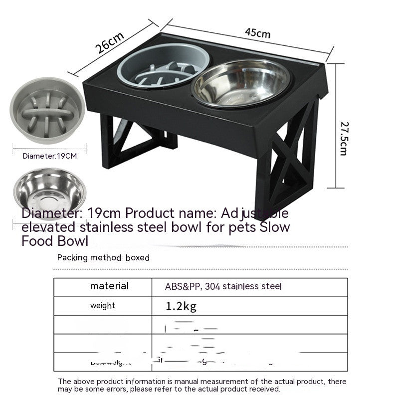 Vertical Anti-choke Slow Food Dog Bowl