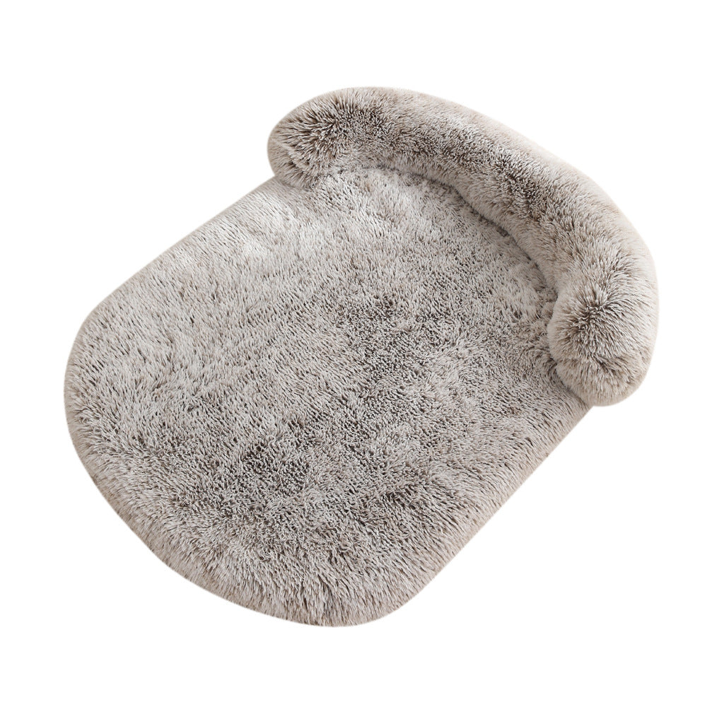Plush Doghouse Pet Bed Warm Cushion